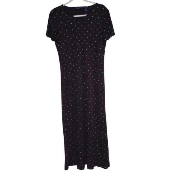 Crazy Horse Liz Claiborne Polka Dot Dress Size Medium - Picture 1 of 4
